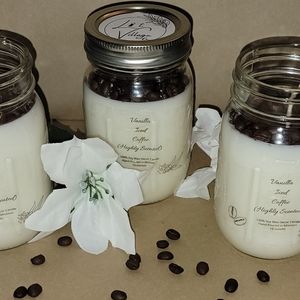 Vanilla Iced Coffee Candles - Lot Of 3